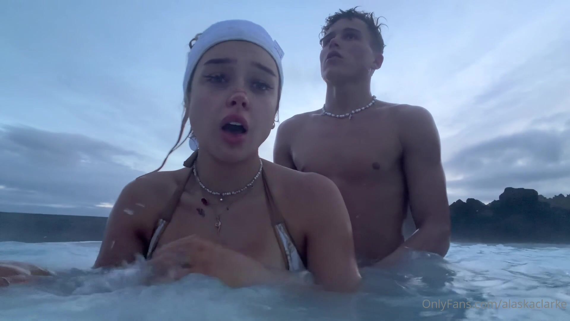 Alaska Clarke Blue Lagoon Iceland Risky Public Sex Tape